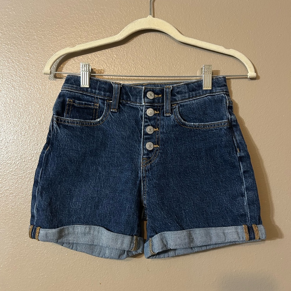 Old Navy Dark Blue Kids Denim Shorts